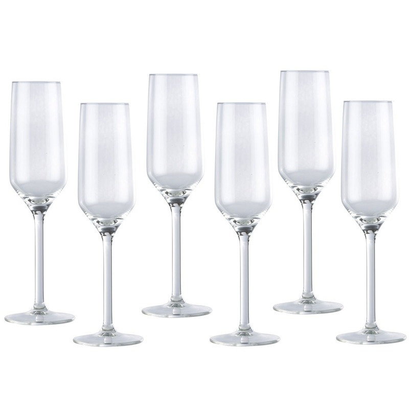 Champagneglas / glazen 12x stuks 22 centiliter - Top Merken Winkel